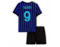 Inter Milan Marcus Thuram #9 Hemmaställ Barn 2025-26 Kortärmad (+ Korta byxor)